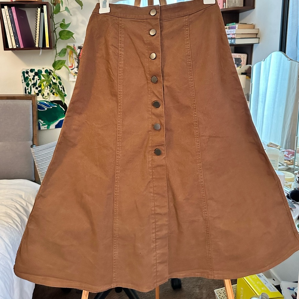 Uniqlo vintage denim skirt
